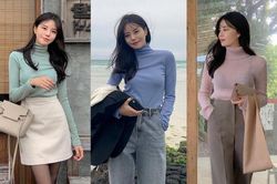 Bí quyết diện áo len cổ lọ 'đẹp bất bại'