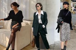 12 cách phối đồ đông màu đen sang trọng mà không sợ già
