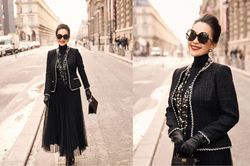 Nữ hoàng ảnh lịch Diễm My ăn mặc thời thượng ở tuổi 60, dạo phố Paris thu hút mọi ánh nhìn