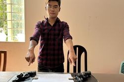 'Hot boy' lên mạng mua đồ về chế tạo súng Rulo đem bán