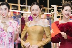 Hoa hậu Thùy Tiên, Bảo Ngọc, Thiên Ân và dàn người đẹp đổ bộ Tuần lễ Thời trang lụa Thái