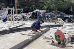 Phố đi bộ Trúc Bạch dần hình thành