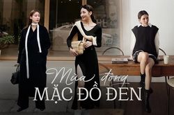 Vì sao trang phục màu đen được diện nhiều vào mùa đông?