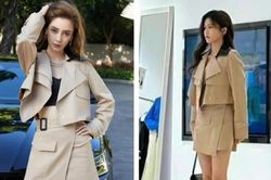 Cùng diện một kiểu váy, Bạch Lộc bị chê 'quê mùa', thần thái thua xa Angelababy