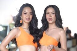 Thí sinh Hoa hậu Việt Nam trước giờ thi Người đẹp Thể thao