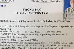 Thanh Hóa: Khẩn trương truy bắt phạm nhân trốn trại giam