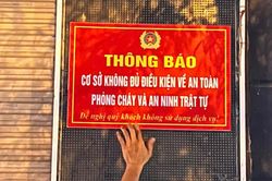 Huyện Hoài Đức (Hà Nội) đình chỉ nhiều quán karaoke vi phạm về phòng cháy