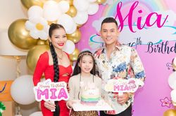 Phương Trinh Jolie tổ chức sinh nhật hoành tráng, ấm áp cho con gái Mia