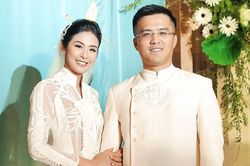 Đám cưới đậm chất làng quê của Hoa hậu Ngọc Hân