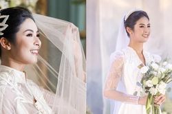Bí mật phía sau bộ áo dài cưới của Hoa hậu Ngọc Hân: Có gì mà sát giờ làm lễ mới hoàn thành?