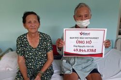 Ông Lót đã đủ tiền phẫu thuật chân, bà Đẹt có hy vọng chữa mí sụp