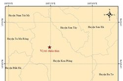 Kon Tum: Xảy ra 4 trận động đất liên tiếp không gây rủi ro thiên tai