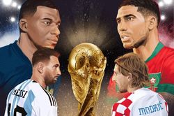 Xác định 2 cặp đấu vòng bán kết World Cup 2022