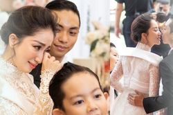 Đám cưới Khánh Thi - Phan Hiển: Cô dâu bật khóc vì xúc động trong lễ thành hôn