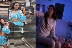 Vợ thủ môn Bùi Tiến Dũng khoe dáng thon sau sinh nhưng bị chồng 'dìm' với video tự đăng