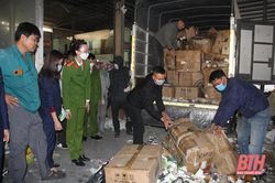 Tiêu hủy số lượng lớn mỹ phẩm, thực phẩm chức năng nhập lậu và giả mạo nhãn hiệu