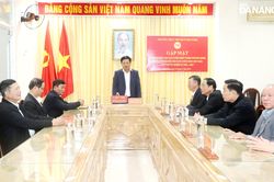 Lãnh đạo thành phố gặp mặt, động viên Đoàn đại biểu thành phố dự Đại hội đại biểu Hội Cựu chiến binh Việt Nam