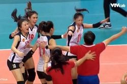 Đội tuyển bóng chuyền nữ Quân đội giành huy chương vàng