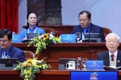 Toàn cảnh phiên trọng thể Đại hội Đoàn toàn quốc lần thứ XII