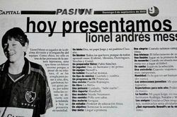 Bài phỏng vấn đầu tiên của Messi gây sốt