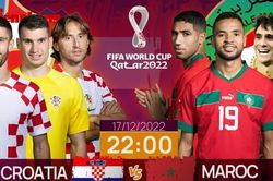 Tranh hạng Ba World Cup 2022: Tương quan trước trận Croatia - Morocco, 22 giờ 17/12