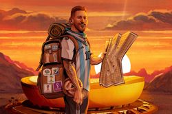 'Quái vật' Messi và nghệ thuật đi bộ