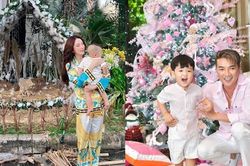 Đàm Vĩnh Hưng - Bảo Thy: Đẳng cấp 'nhà giàu' chiều con với cách trang trí Noel độc lạ
