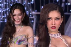 Đỗ Thị Hà lướt như mây trên sàn catwalk, sải bước đầy quyền lực tại đêm thi Người đẹp Biển