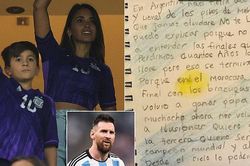 Con trai Messi viết tâm thư gửi bố ngay trước chung kết World Cup 2022