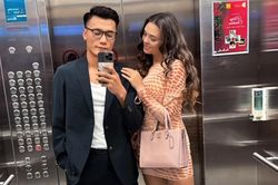 Vừa sinh mổ, Bùi Tiến Dũng đưa vợ Tây đi 'hâm nóng' tình cảm, body mẹ bỉm chiếm trọn spotlight