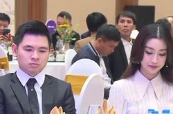 Đỗ Mỹ Linh sánh đôi cùng ông xã, thần thái chuẩn dâu hào môn, liên tục được khen ngợi vì điều này