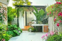 Vườn nhà nhỏ xinh nhưng góc nào cũng đẹp lung linh