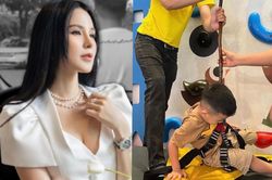 Diệp Lâm Anh gặp lại con trai sau 2 tuần xa cách vì mất quyền nuôi con, xót xa thấy con nhẹ cân