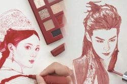 Vẽ Vương Hạc Đệ cực đẹp bằng đồ make-up: 'Nghệ thuật' dành cho người vừa tài năng vừa giàu