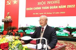Tổng Bí thư: Xây dựng, củng cố nền quốc phòng toàn dân vững mạnh