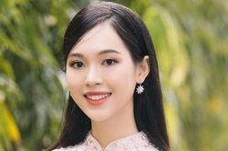 Nhan sắc dịu dàng của thí sinh quê Thanh Hóa được kỳ vọng cao tại Hoa hậu Việt Nam 2022