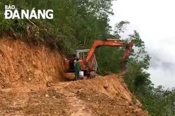 San gạt đất đồi trái phép