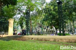 Tháo dỡ hàng rào công viên Thống Nhất để kết nối với phố đi bộ