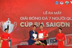 Vietfootball tổ chức giải bóng đá 7 người quốc tế 2022