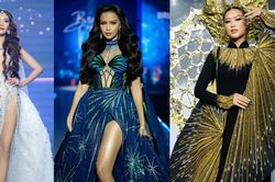Dàn hoa hậu, á hậu quy tụ trên sân khấu 'Brave heart fashion show'