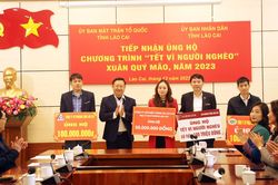 Tiếp nhận hơn 6,5 tỷ đồng ủng hộ 'Tết vì người nghèo' xuân Quý Mão, năm 2023
