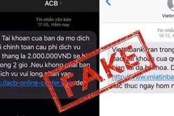 Cảnh giác thủ đoạn gửi tin nhắn mạo danh ngân hàng để lừa đảo