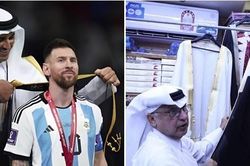Áo choàng Messi mặc lúc nhận cúp vàng World Cup có giá bao nhiêu, người may tiết lộ điều gì?