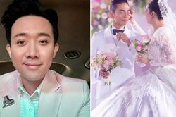 Được mời làm MC trong hôn lễ Khánh Thi - Phan Hiển, Trấn Thành vẫn than còn 1 điều tiếc nuối