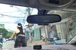 Cô gái trẻ nhận 'gạch đá' vì ra đường mặc như không mặc