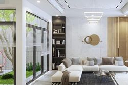 Ngôi nhà tạo nguồn đối lưu gió từ những khoảng sân vườn mini