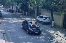 Vĩnh Phúc: Tạm giữ lái xe hất cảnh sát giao thông Vĩnh Yên lên nắp ca-pô