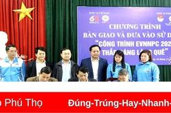 Bàn giao công trình Thắp sáng làng quê