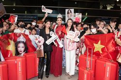 Ngọc Châu chỉ mang 3 vali quần áo sang Mỹ, netizen lo lắng: 'Liệu có đủ đồ để chặt đẹp dàn thí sinh?'