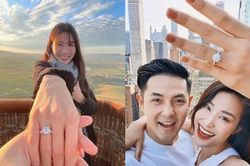 Những màn khoe nhẫn gây sốt Vbiz: Diễm My 9X được cầu hôn trên khinh khí cầu, Đông Nhi - Ông Cao Thắng 'đánh úp' với nhẫn gần 3 tỷ đồng